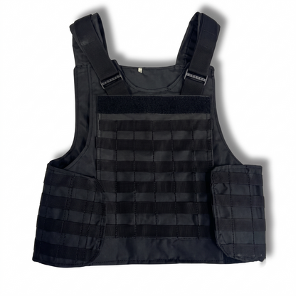 Tactical MOLLE Plate Carrier Vest – Black