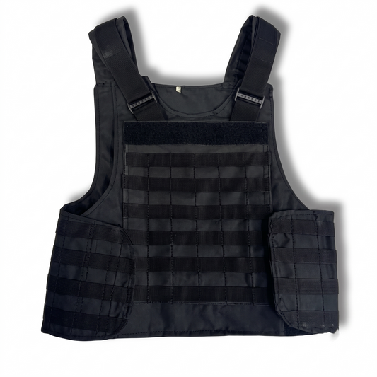 Tactical MOLLE Plate Carrier Vest – Black