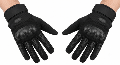 Tactical Full-Finger Gloves - Black | Khaki