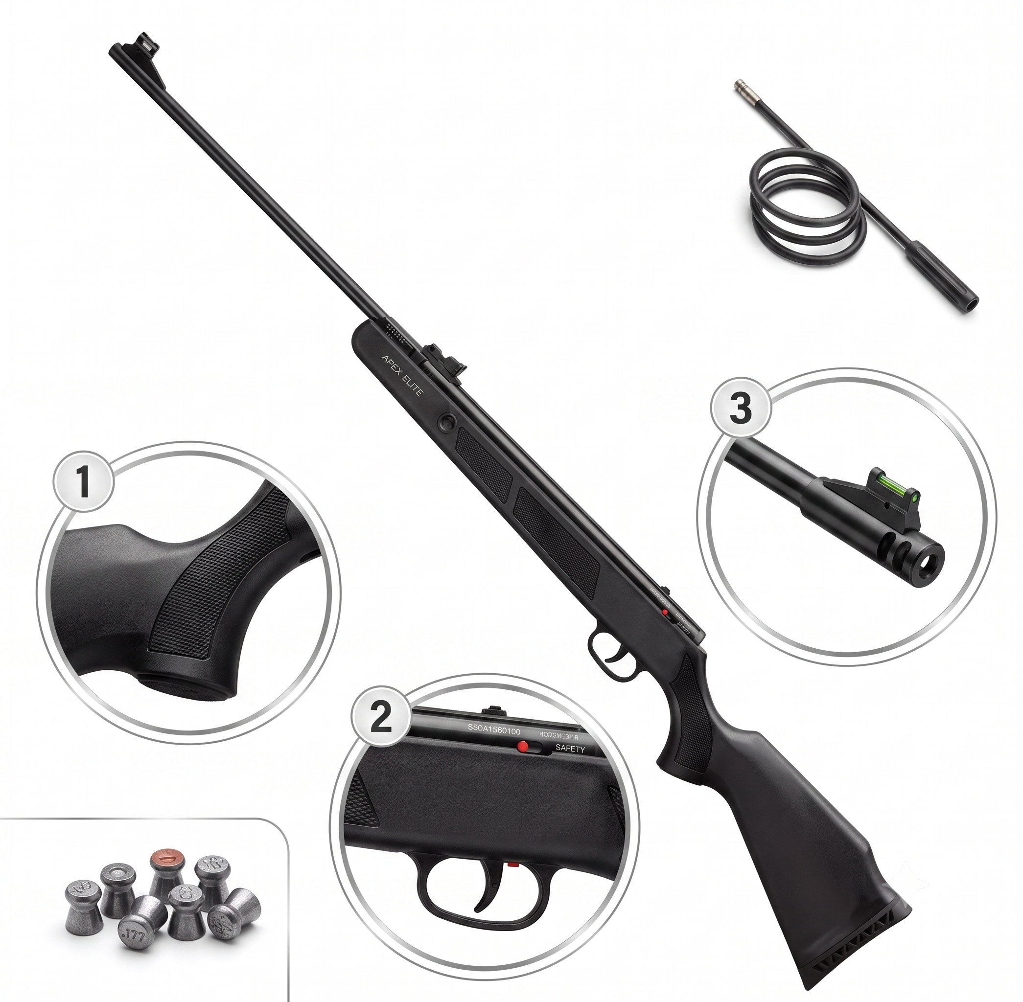 Beeman Black Bear Air Rifle – 5.5mm